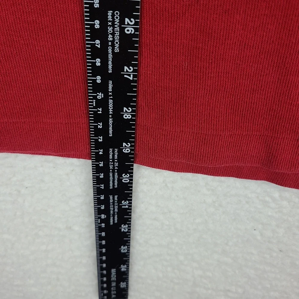 Polo Ralph Lauren Sweater Mens XL Red Estate Rib Quarter Zip‎ Sweatshirt *